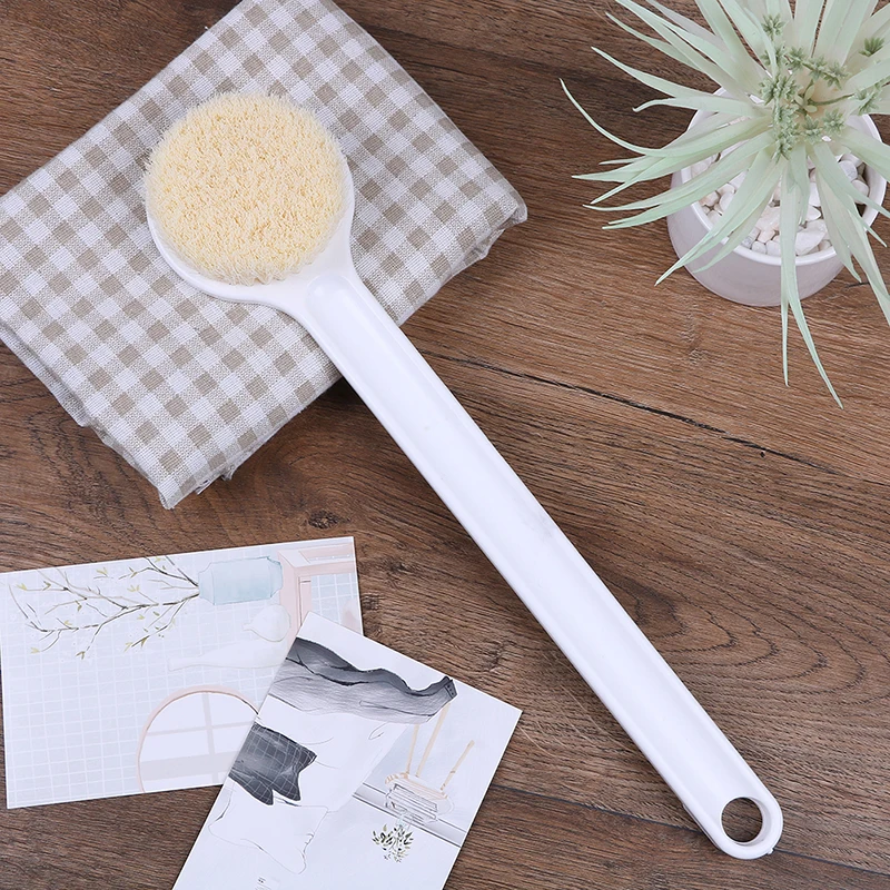 Отшелушивающая щетка с деревянной ручкой для ванной и душа Массажер ухода за