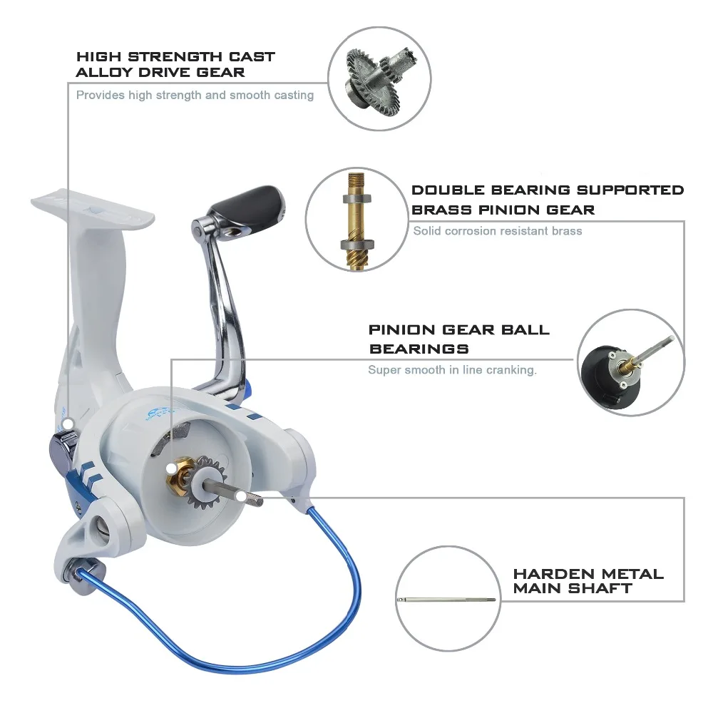 KastKing New Left/Right 5.2:1 Graphite Body Spinning Reel 10BB Aluminum Handle Carp Fishing | Спорт и развлечения