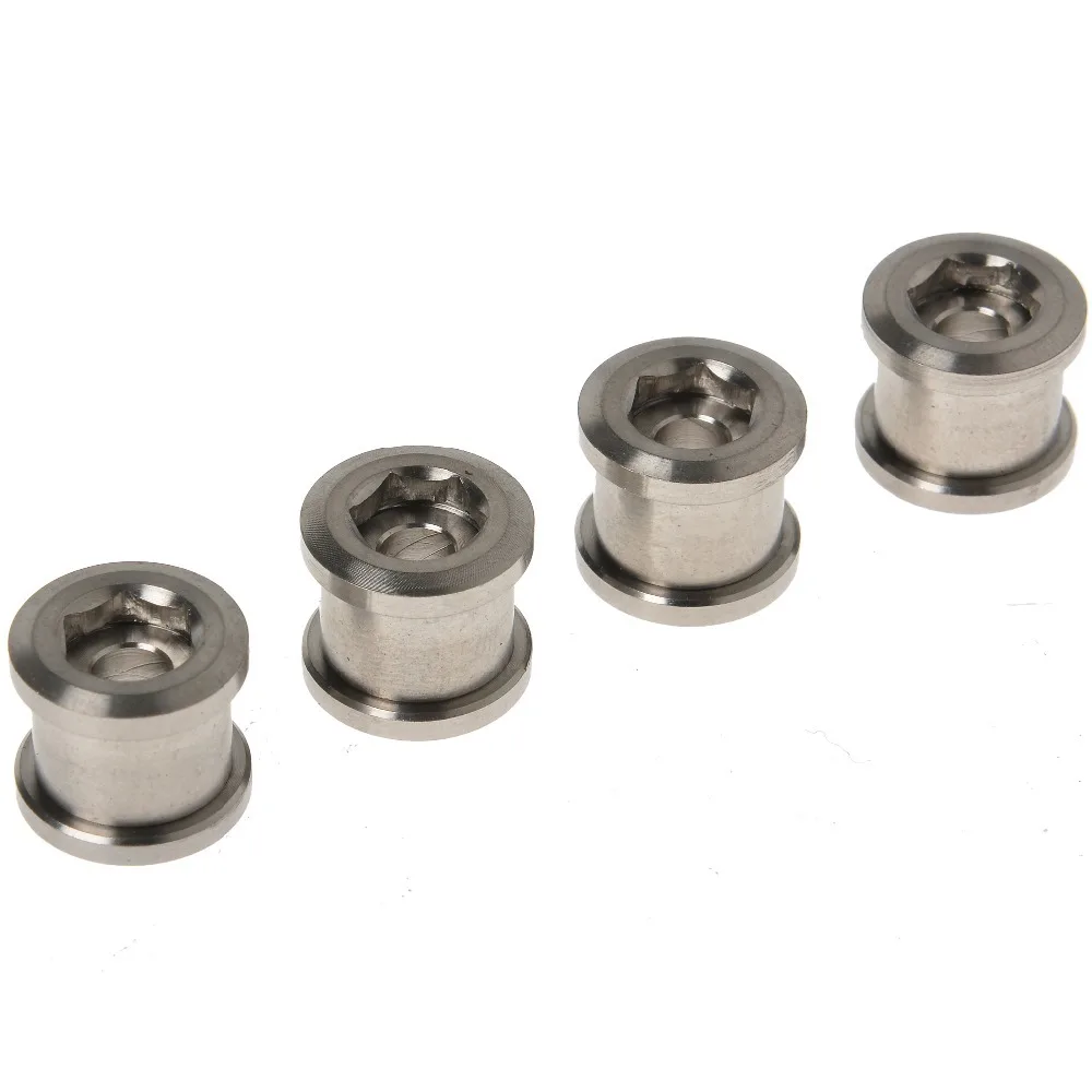 ROCKBROS Титан Ti велосипедный шатун передняя Звездочка болты гайки M8 для дорожного