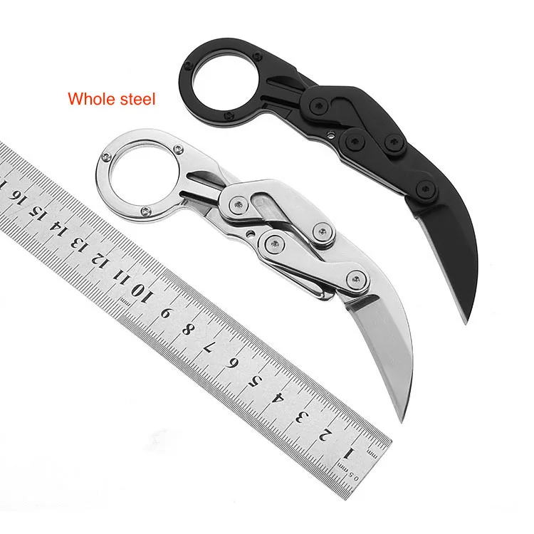 Swayboo механический коготь нож Karambit CS GO выживания кольцо нож карманный тактический инструмент мини EDC Мульти нож