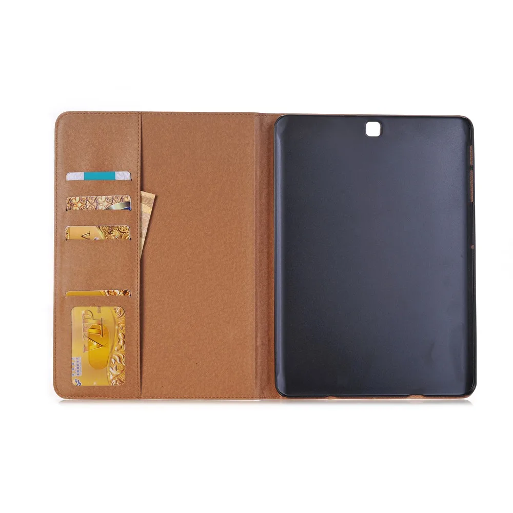 Кожаный чехол для Samsung Galaxy Tab S2 9 7 T810 T815 T819 роскошный бизнес смарт-Спящий стенд