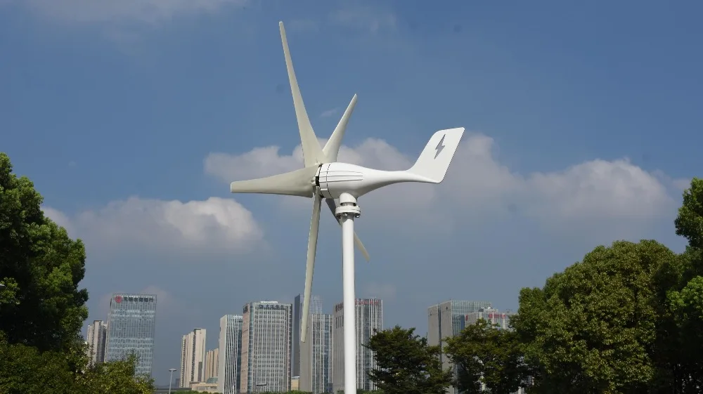 400W500W600W 12В/24В 3/5 лопасти для домашнего жилого Низкий пусковой комплект генератора