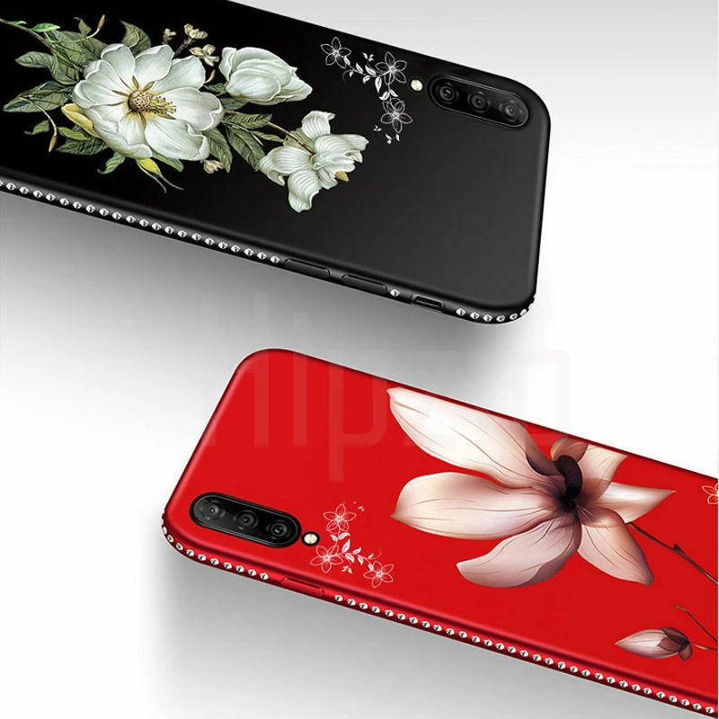 Мягкий чехол со стразами для Samsung Galaxy A10 A20 A30 A40 A50 A60 A70 A80 A90 M10 M20 M30 J4 J6 A6 A8 S10 Plus A7 2018| |