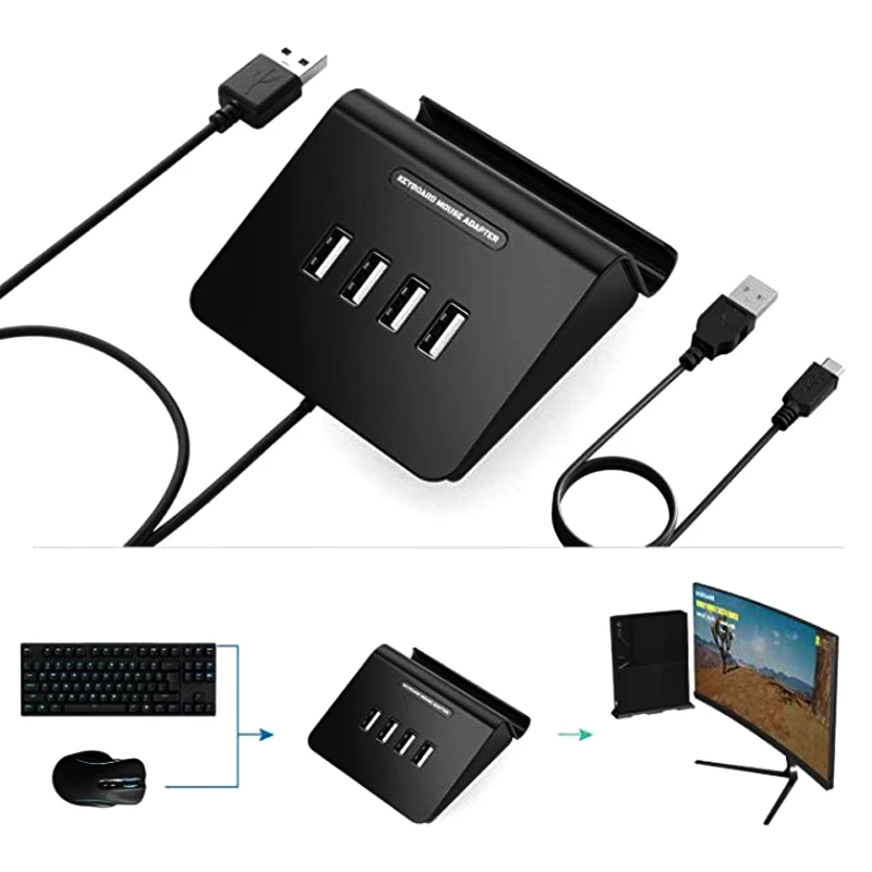 Конвертер клавиатуры и мыши для Xbox One/PS4/PS3 адаптер Nintendo switch usb хаб|Запасные части| |