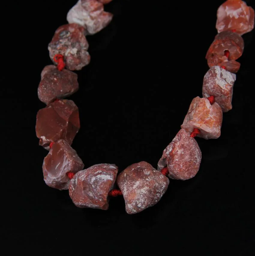 

Approx 16pcs/strand,Natural Red stones nugget beads Pendant,large size,rough Carnelian Slabs Loose beads for jewelry making