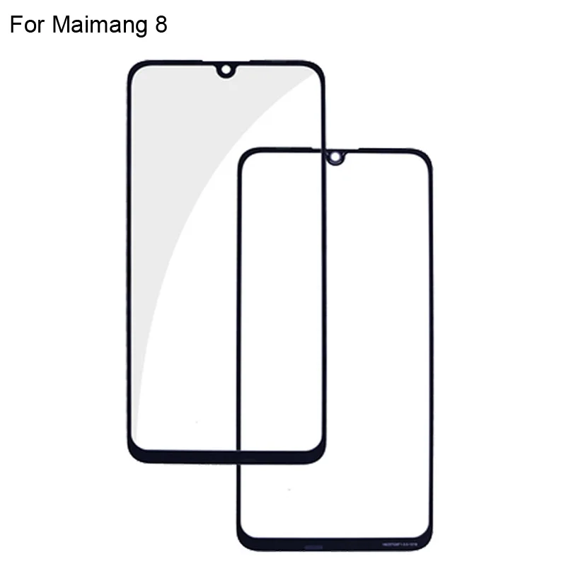 Переднее внешнее стекло для Huawei Maimang 8, объектив, сенсорная панель, экран для Huawei Maimang8, сенсорное стекло для ЖК-экрана, запасные части для сенсорного экрана