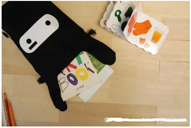 Бесплатная доставка симпатичный кролик ниндзя тканевый художественный мешок