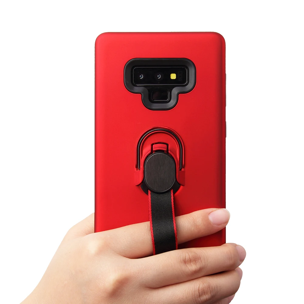 For Samsung Galaxy Note 9 8 5 Case Car Holder Magnetic Suction Ring Bracket Rugged Armor Phone Cover S7 S8 S9 S10 Plus S10E | Мобильные