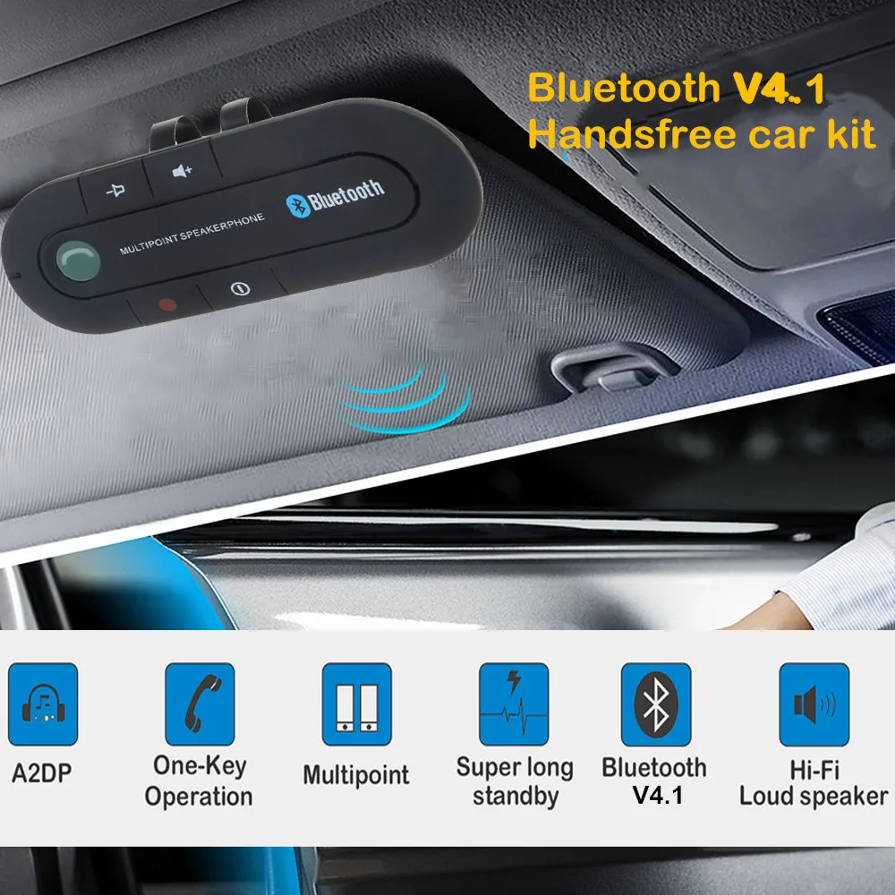 Kebidumei Bluetooth автомобильный комплект музыкальный ресивер без рук беспроводной AUX