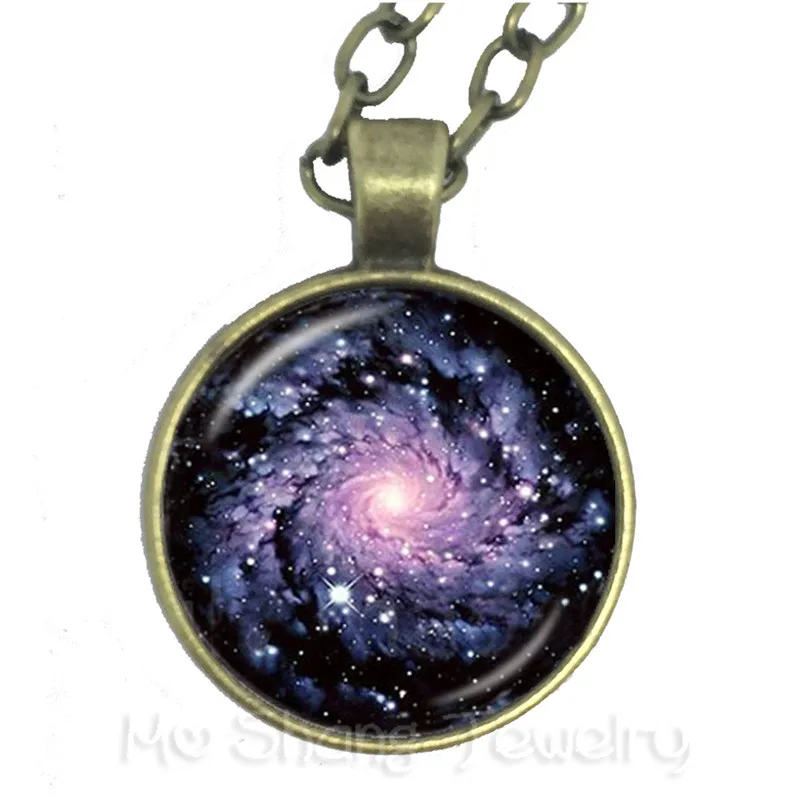 Ожерелье из драгоценного стекла Galaxy Star Time модные аксессуары для кулона хорошей