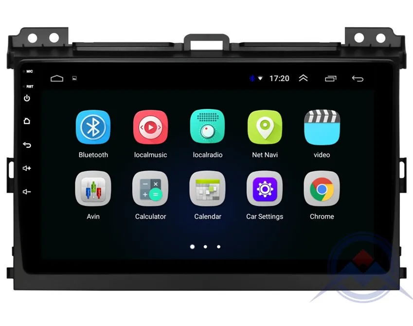 ZOHANAVI 9 дюймов Автомобильный Радио Мультимедиа Android 9,0 видео плеер навигация gps для Toyota LAND CRUISER prado 120 2004-2009