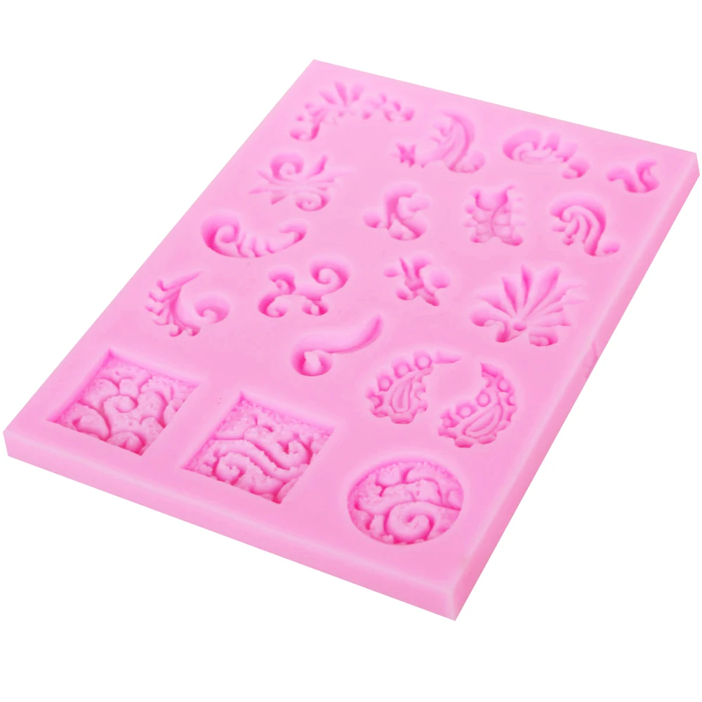 Sophronia M313 Retro Relief Cake Border Silicone Mold Fondant Decorating Tools Chocolate Gumpaste Moulds Kitchen Baking | Дом и сад