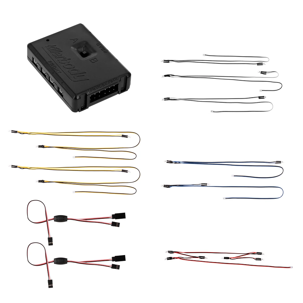 RC Car Parts LED Light Lamp Set with Control Box 22 LEDS for 1/10 Nissan Skyline (R31) Electric Touring Truck | Игрушки и хобби