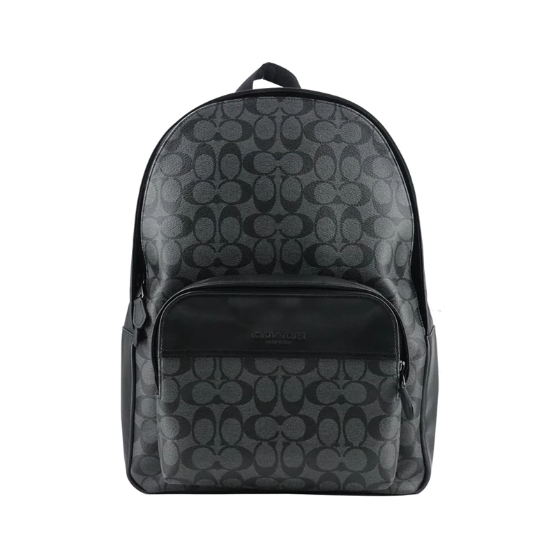 Мужской рюкзак Coach F72483 из утонченной кожи в стиле Хьюстон|Мужские рюкзаки| |