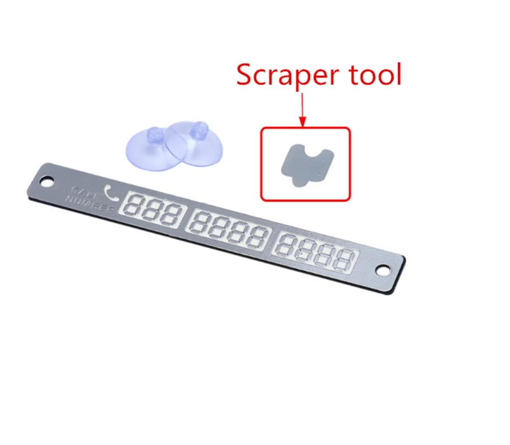 Автомобильный светильник временная парковка знак ночник номер телефона