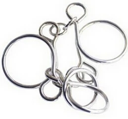 

IQ Magic Metal Ring Puzzle Breain Teaser Game