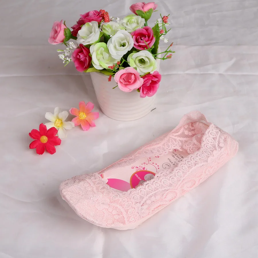 2019 Fashion Women Girls Summer Socks Style Lace Flower Short Sock Antiskid Invisible Ankle Sox | Женская одежда