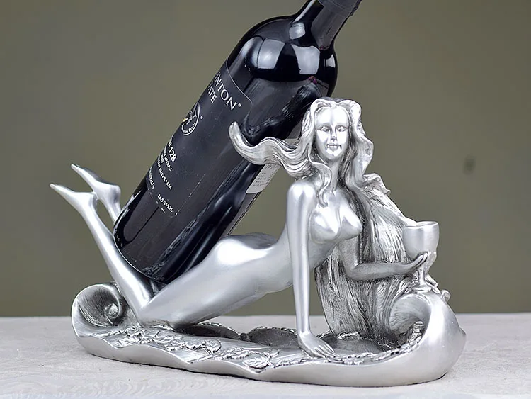 Сексуальная Богиня винный шкаф винтажный домашний декор бар украшение держатель