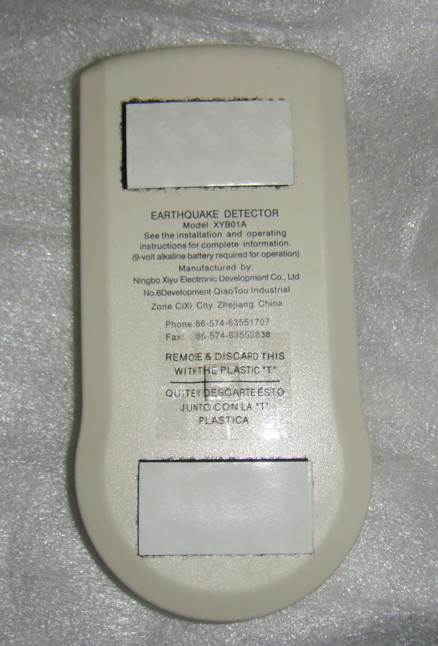 10pcs/Lot Earthquake Detector Motion sensitive Device for Home Offices and School classrooms |