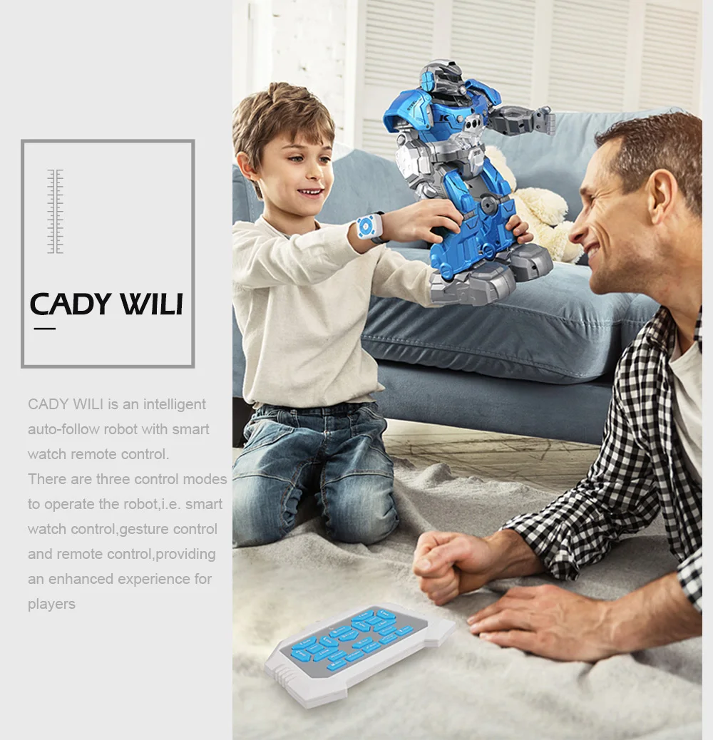 JJR/C JJRC R5 RC робот CADY WILI умные часы интеллектуальная Программирование образование музыкальные танцевальные роботы автоматический контроль жестов игрушки