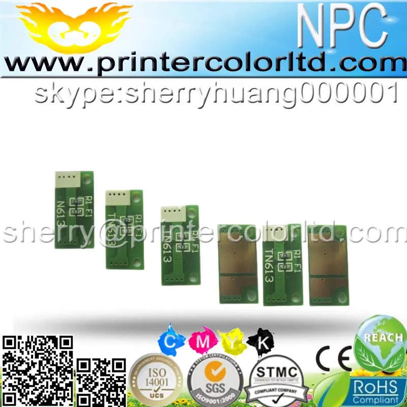Для Konica - Minolta bizhub C-552 A0TM450 C552-MFP C 452 652 TN613K TN413 TN-613 M TN 413-Y смарт-счетные пополнения