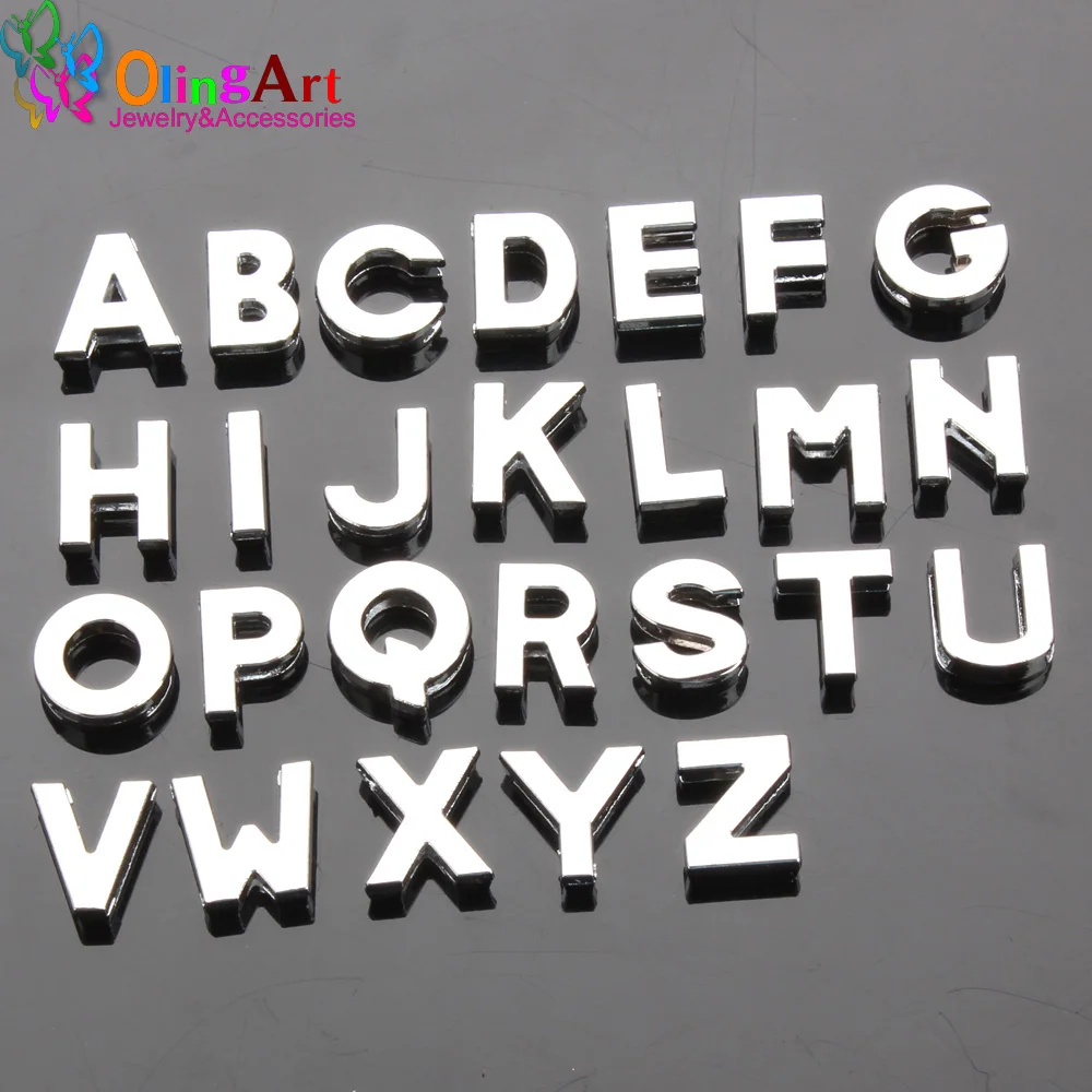 Olingart 10 шт./лот полный набор английских букв формы и т. д. плоский ползунок