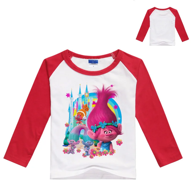 2017 Весенняя футболка с длинными рукавами для топы девочек хлопковая маленьких s