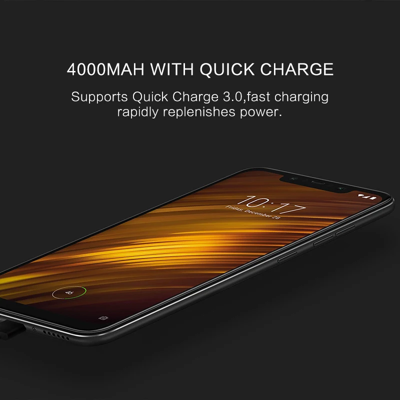 Глобальная версия Xiaomi POCOPHONE F1 6 GB 64 мобильный телефон Snapdragon 845 Octa Core 18 &quot2246x1080 FHD AI