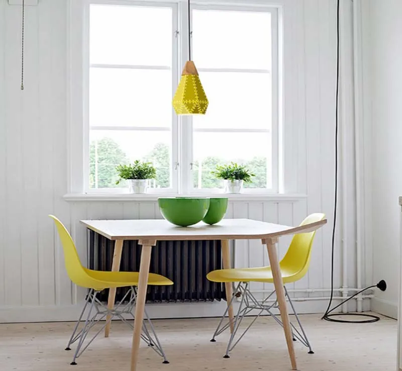 Индастриал Лофт бар Скандинавский дизайн дерево Ресторан черный белый Лазерная