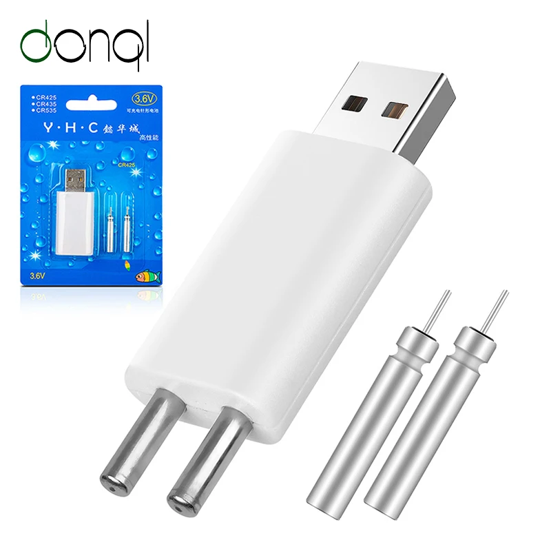 

Поплавок для рыбалки, аккумуляторная батарея CR425, зарядное устройство USB для электронных поплавков, аккумуляторов, снасти для ночной рыбалк...