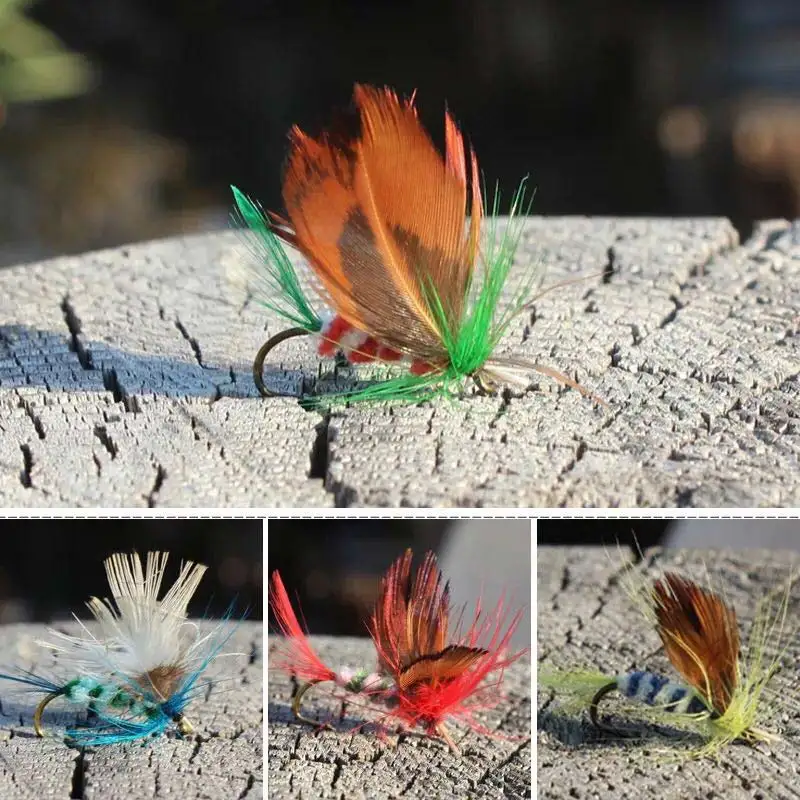 

Twelve new fly-loaded fishing lure baits