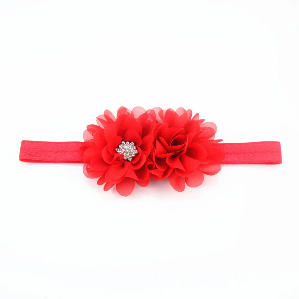 

100 pcs/lot, Chiffon Flower Headband Hair Band Flower Party Wedding Accessories Birthday Party Shower Gift
