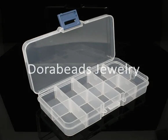 DoreenBeads 1 шт. Прозрачный чехол для хранения дисплея 13x7x2 3 см yiwu|jewelry sizer|jewelry folderjewelry