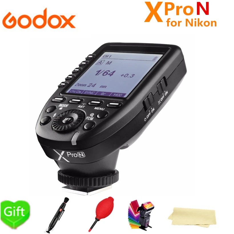 Godox Xpro-N 2.4G Wireless i-TTL HSS Trigger Transmitter For Nikon V860II-N TT685-N TT350-N TT600 SK400II AD600Pro Flash | Электроника