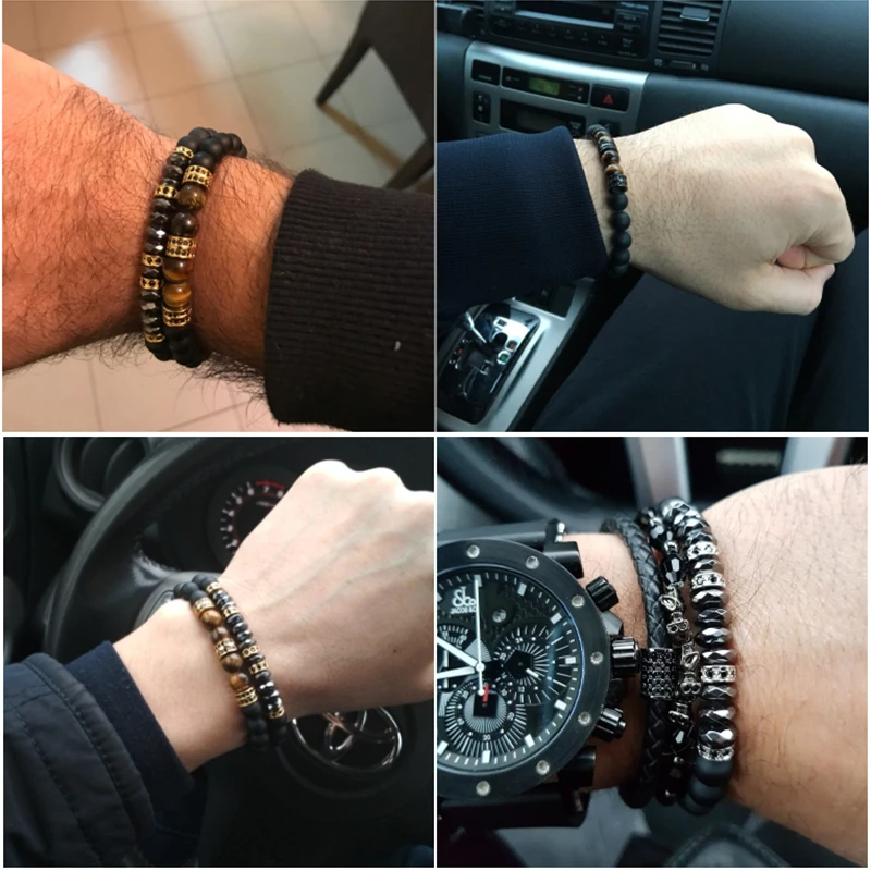 

New Year Micro-insert Spacer Lucky Bracelet