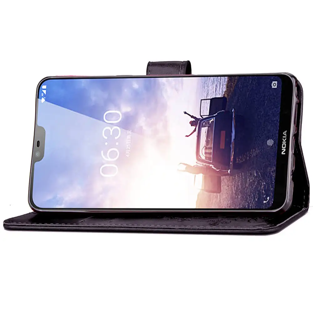 Чехол для телефона Nokia 6 2018 1 Plus X6 откидная Обложка на заднюю панель из