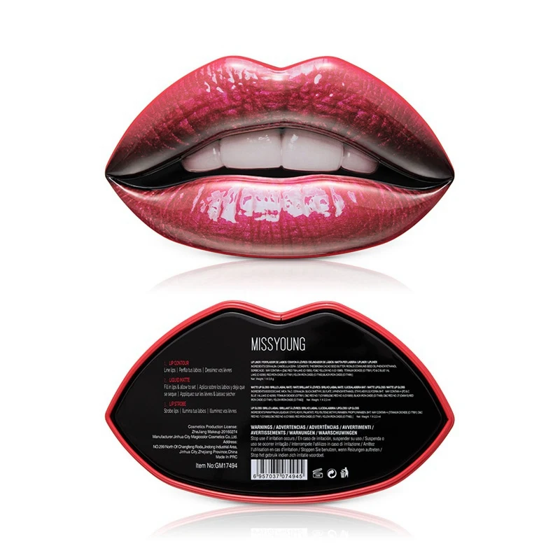 Лидер продаж 3 шт. набор для губ помада карандаш матовые бархатные губы яркий