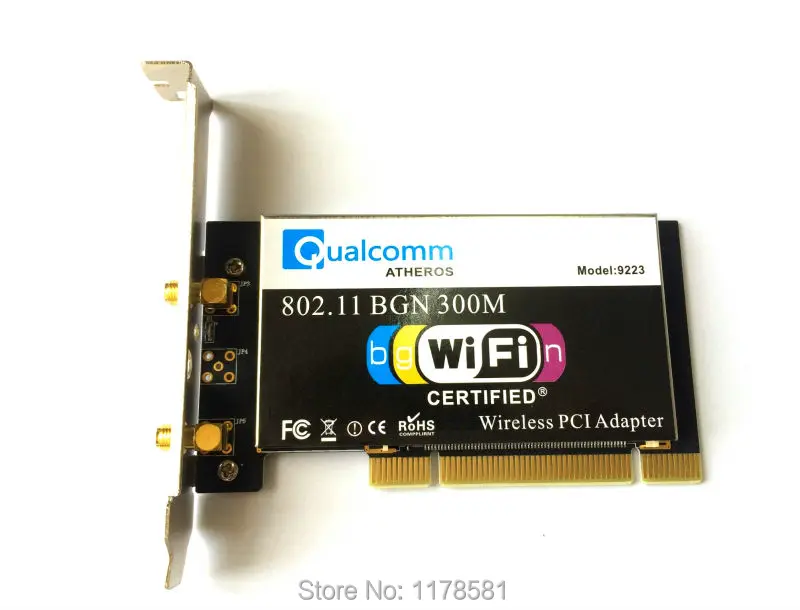 Новая беспроводная карта Atheros AR9223 PCI 802.11b/g/n 300 Mpbs wifi настольная Wlan карта|wlan card|wireless