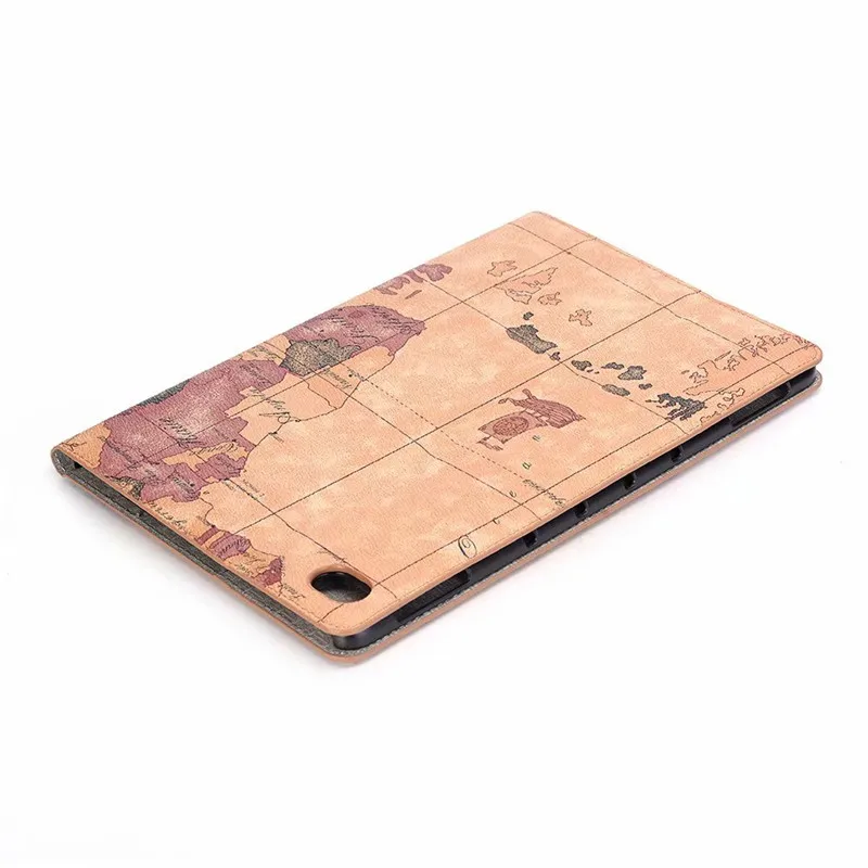 Для Huawei MediaPad M5 Lite 10 BAH2 W19/L09/W09 Чехол Ультра Тонкий Ретро Карта Pu кожаный умный чехол