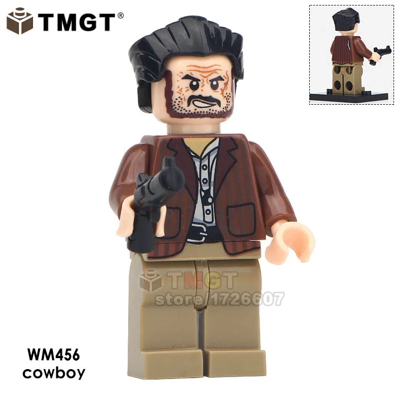 WM6064 Marshmellow блоки игрушка DJ Doctom Фредди Меркурий Доктор Кто странные вещи Rip Hunter строительные блоки подарки для детей - Цвет: Темный хаки