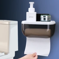 multi function waterproof strong suction cup bathroom toilet paper holder place mobile phone toilet paper dispenser tissue box