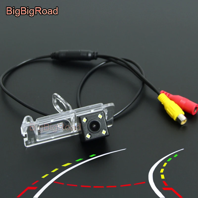 

BigBigRoad Car Intelligent Dynamic Trajectory Tracks Rear View Camera For Renault Grand Scenic 3 III 2009 2010 2011 2012 -2016