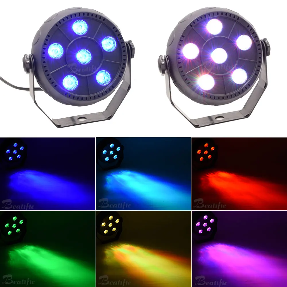 Мини RGB 6 Led Par освещение для дискотеки и музыкального центра оборудование