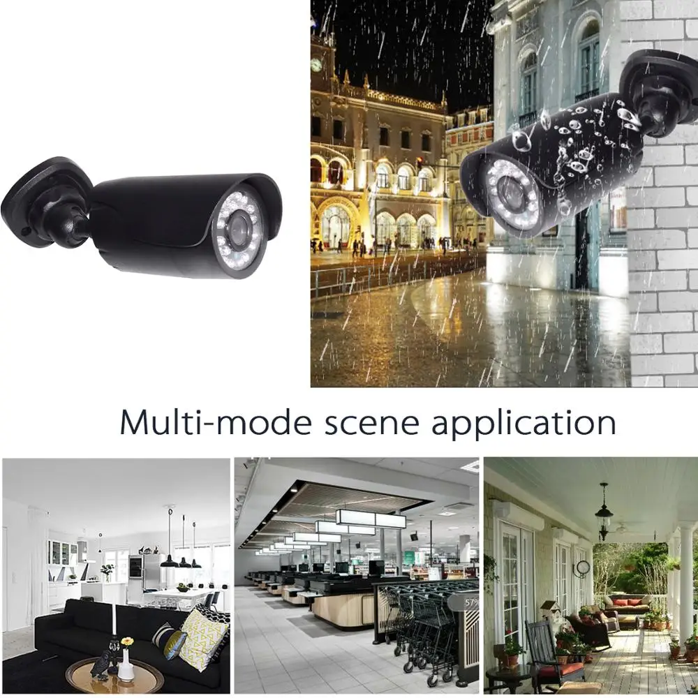 720P AHD инфракрасная светодиодная цилиндрическая Водонепроницаемая камера для