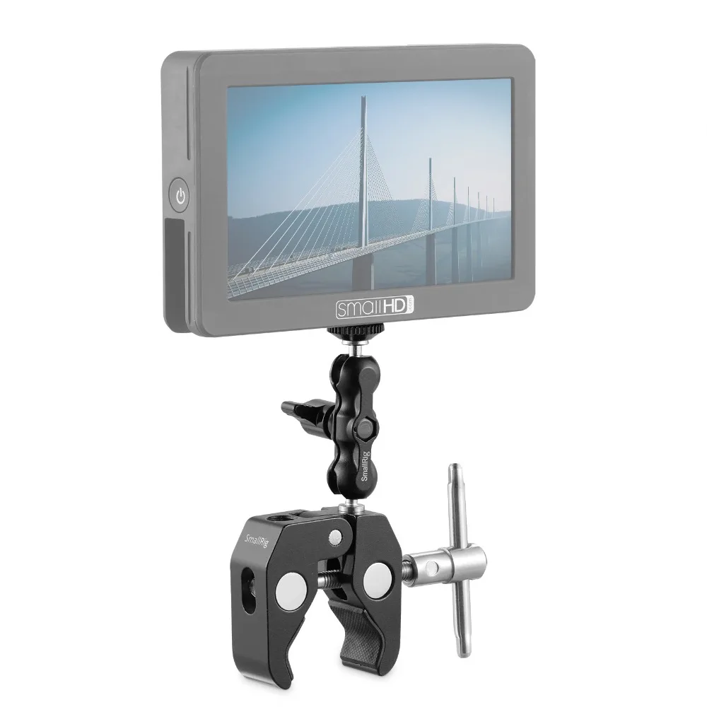 SmallRig Магическая рукоятка, зажим для камеры на руль с шаровой головкой для камеры DSLR, быстросъемный зажим для монитора видоискателя