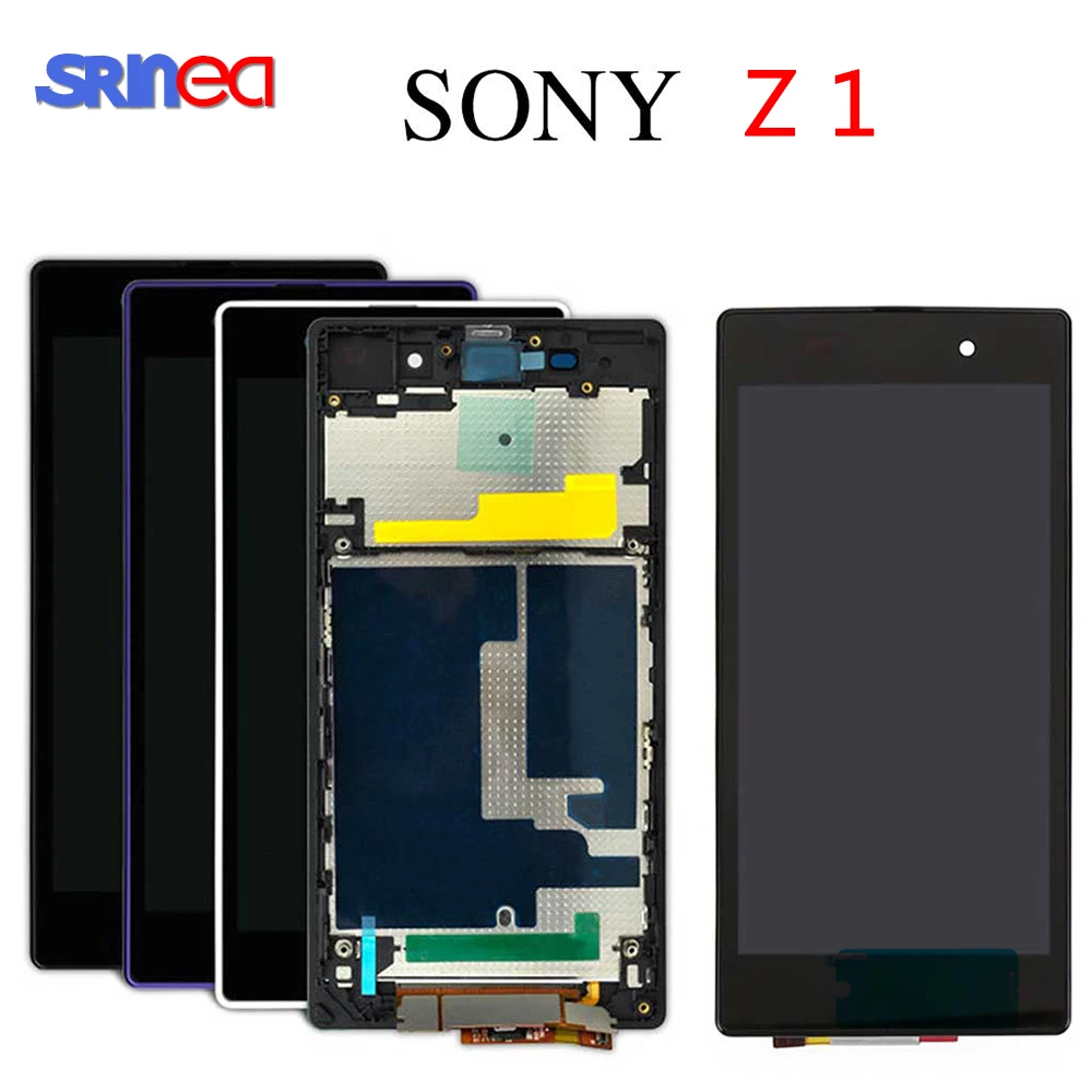 For Sony Xperia Z1 Screen LCD Display L39 L39H C6902 C6903 Touch Digitizer with Frame Assembly No Dead Pixel | Мобильные телефоны и