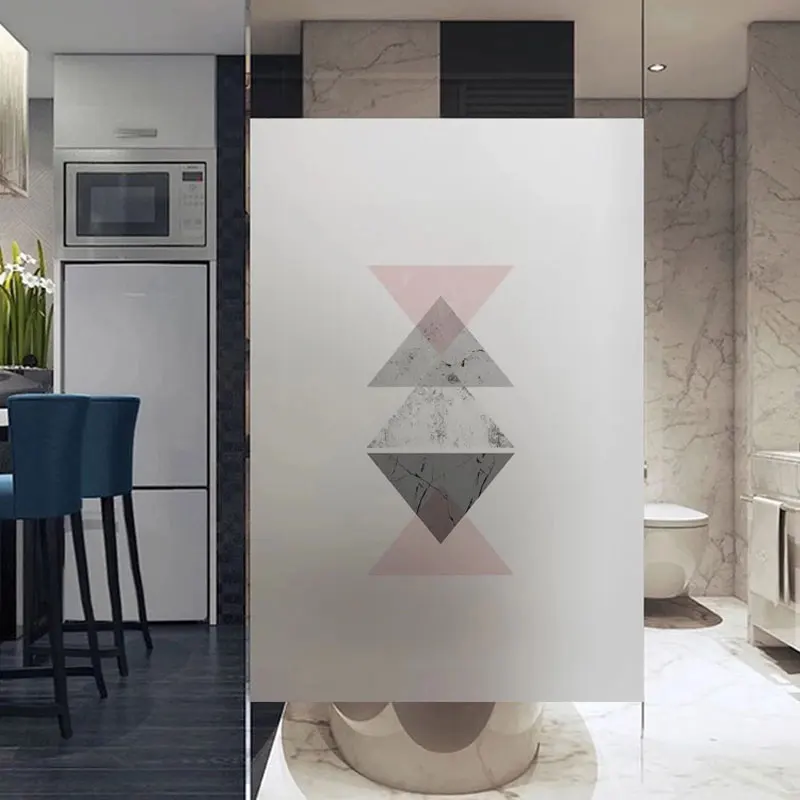 

2019 New stained Frosted Self-adhesive film Windows Film electrostatic Glass sticker Sliding Door Bedroom Custom size home decor