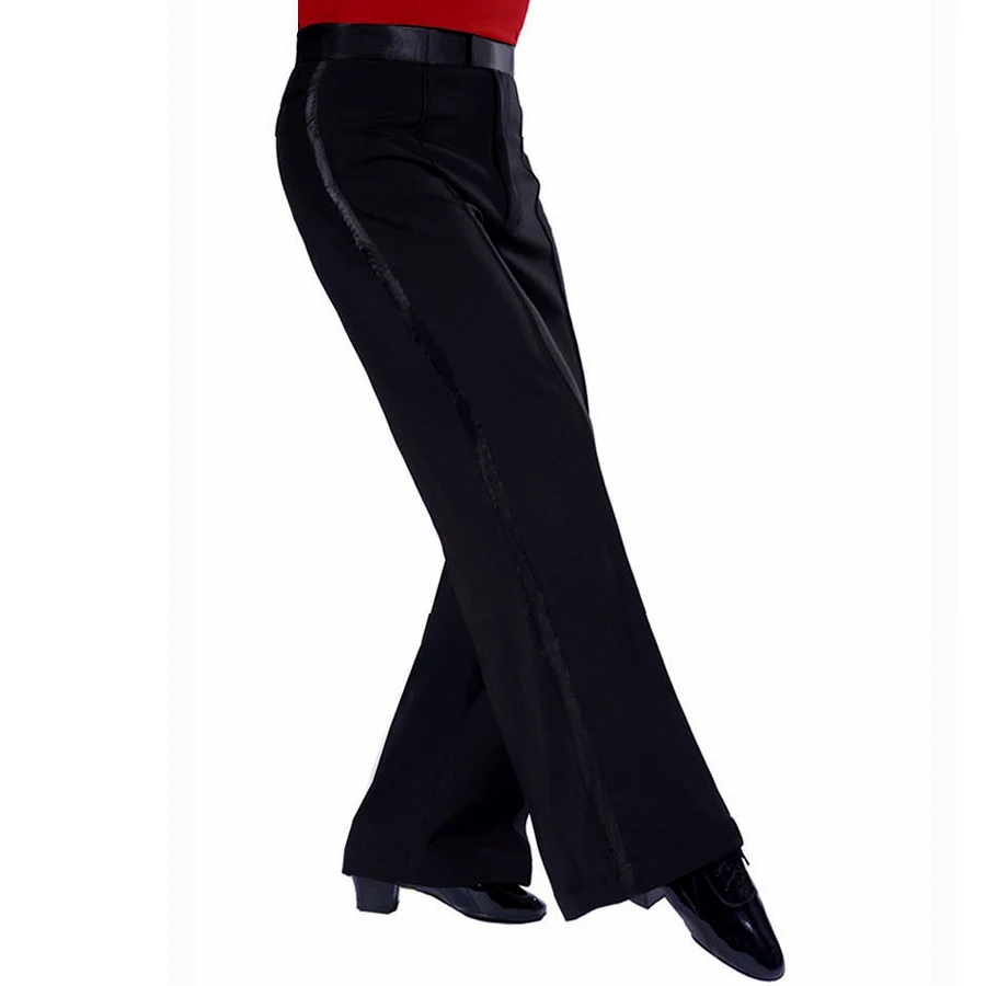 2018 Новое поступление брюки для латинских танцев мужские ча/Румба/Самба/Танго