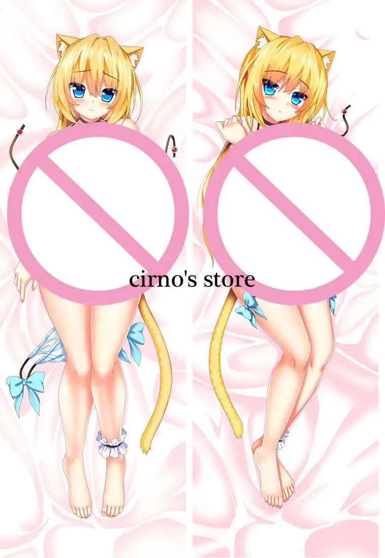 Магазин cirno популярная наволочка для подушки galgame neko para с сексуальными ушками