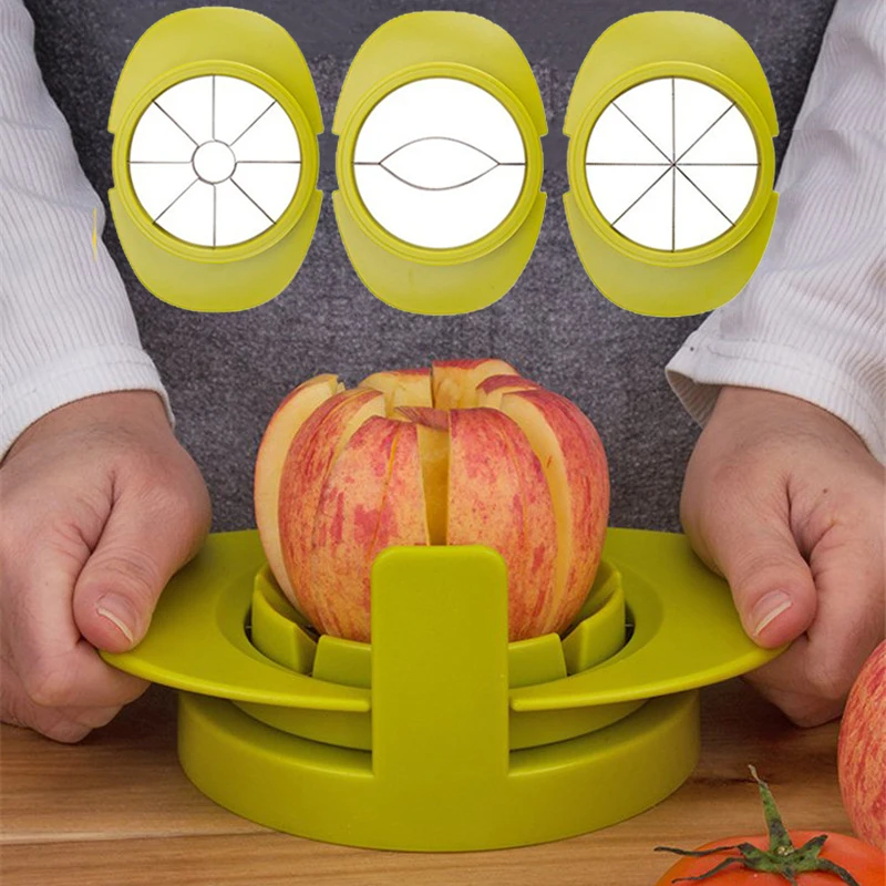 3 в 1 яблоко резки Apple Slicer Ножи помидор резки манго сплиттеры нарезанный пробоотборников инструмент cut фрукты овощи инструменты